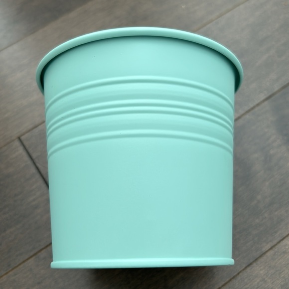 Turquoise Mint Green Craft Storage Set, Office Home Organization, Mason Jar Tin - Picture 2 of 12